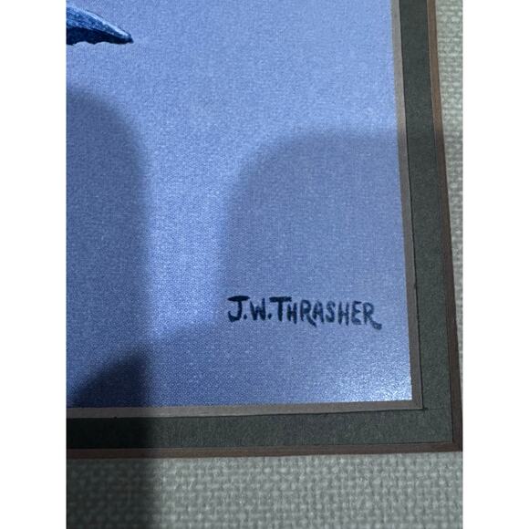 Vintage Set of J.W. Thrasher Mourning Dove &  Bob White Quail Matted Art Prints - Picture 5 of 9